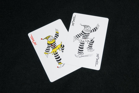 Two Jokers of Playing Cardsの写真素材