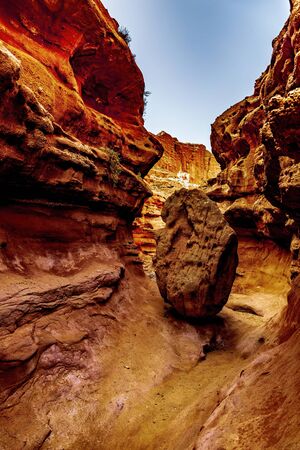 China Xinjiang, Kuqa County, Wensu Grand Canyon national park.