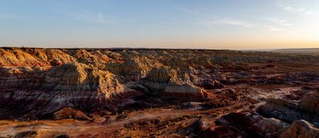 Sunset in Devil City, Xinjiang, China