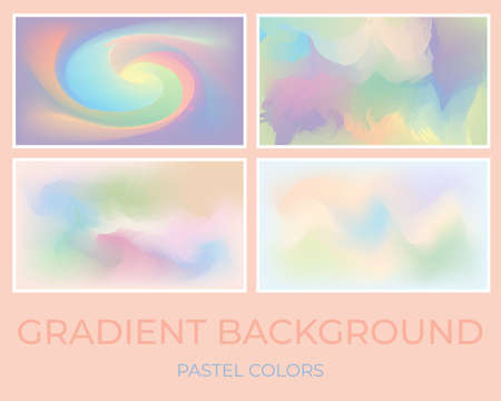 Gradient background with pastel colors Free Vectorのイラスト素材