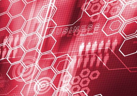 Digital background image presenting modern business conceptsの写真素材