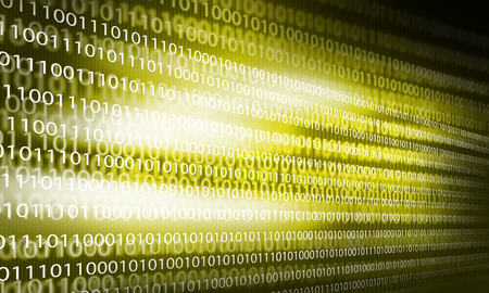 Conceptual background image with binary code. Safety conceptの写真素材