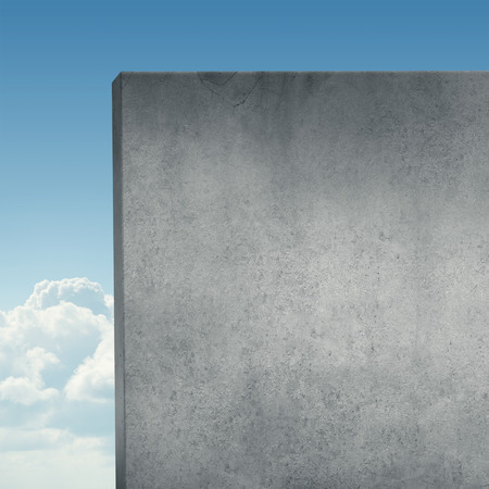 Concrete blank wall with place for your textの写真素材