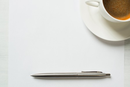 Business still life concept with office stuff on tableの写真素材