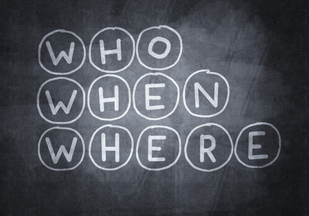 Studying concept with crossword drawn on blackboardの写真素材