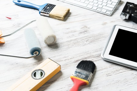 Make online service orderの写真素材