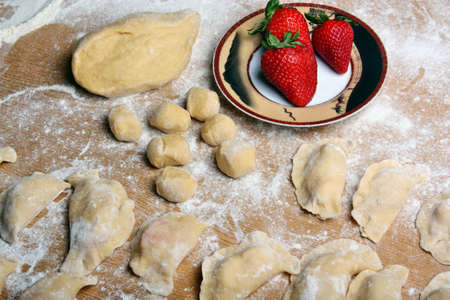 Dumplings fruitの写真素材