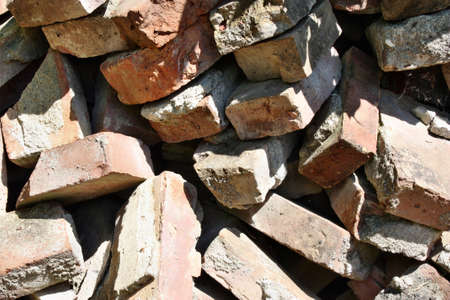 Bricks old stackの写真素材