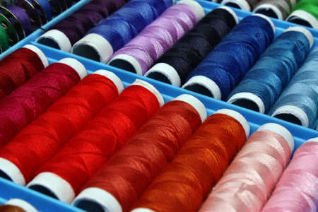 Colored sewing thread