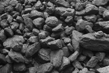 Coal mineral black cube stone background