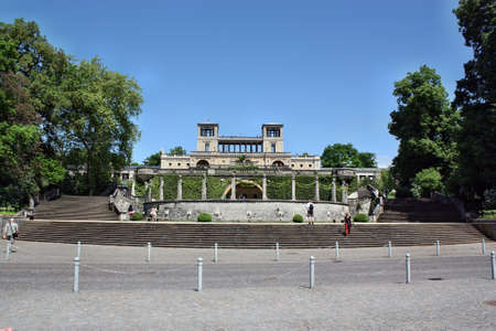 Potsdam, Germany - May 19, 2013: Orangerieschloss in Sanssouci palaceのeditorial素材