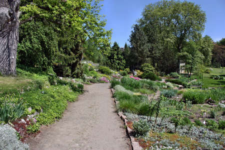 Potsdam, Germany - May 19, 2013: Botanical Garden in the park Sanssouciのeditorial素材
