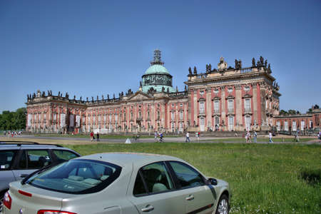 Potsdam, Germany - May 19, 2013: Neues Palais in Sanssouci palaceのeditorial素材
