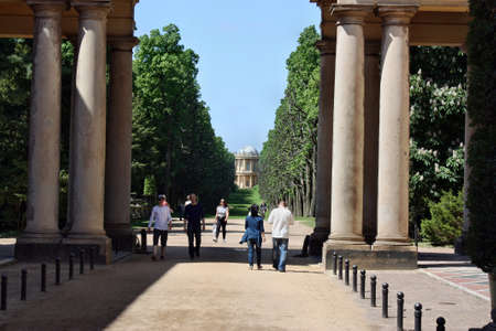 Potsdam, Germany - May 19, 2013: Palace in the park Sanssouci, Potsdam near Berlin, Germany, beautiful viewのeditorial素材