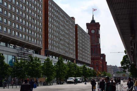 Berlin, Germany - May 18, 2015: Rotes Rathausのeditorial素材