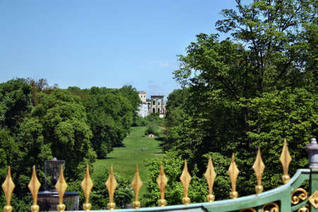 Potsdam, Germany - May 19, 2013: View of the ruins Ruinenberg in potsdamのeditorial素材
