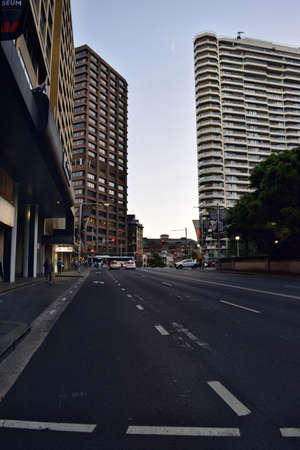 Sydney, New South Wales, Australia, - October 23, 2017: The tall modern builiding in city center in...
