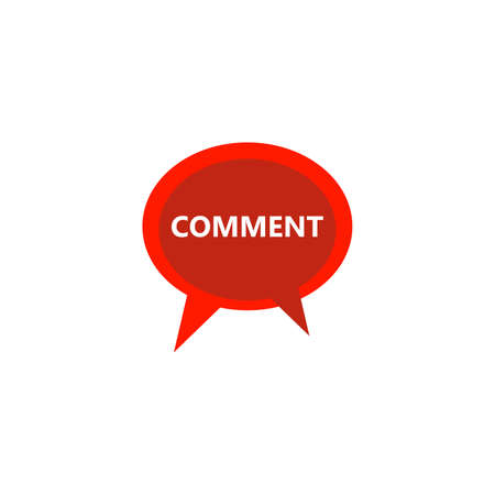comment button designのイラスト素材