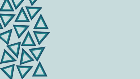Abstract background nuances of green triangles that adorn