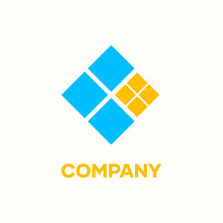 Modern, simple and elegant abstract logos, logos for business, logos for applications and websites. commercial logoのイラスト素材