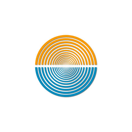 Modern geometric symbol logo design concept. design symbols with abstract shapes that are suitable to be used as a logo. abstract geometric shape logo inspiration ideas. vectorのイラスト素材