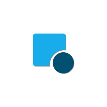 Modern geometric symbol logo design concept. design symbols with abstract shapes that are suitable to be used as a logo. simple abstract shape logo design ideas. vectorのイラスト素材