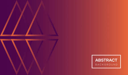 Abstract geometric background. Trendy gradient shapes composition, suitable for website wallpapers, banners, covers, and advertisements. Vector illustrationのイラスト素材