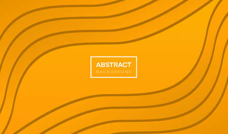 Orange wave background. Vector abstract orange background can be used for banners, cover designs,...