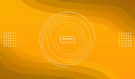 Orange futuristic minimal background. Vector abstract orange background can be used for banners, cover designs, social media, posters, book designs, flyers, website backgrounds, and advertising wallpapers.のイラスト素材