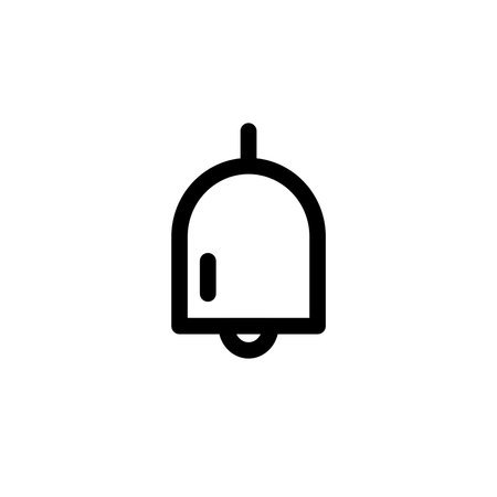 Bell icon. Bell icon for UI design. vectorのイラスト素材