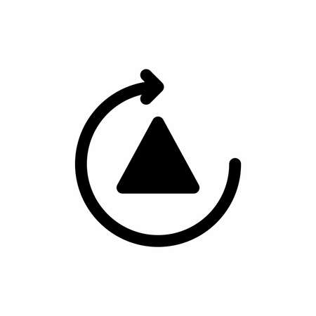 Object rotate icon with glyph style