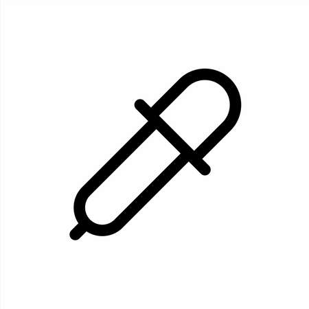 Eyedropper icon with line styleのイラスト素材