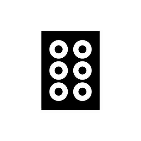 Drug cabinet icon with glyph styleのイラスト素材