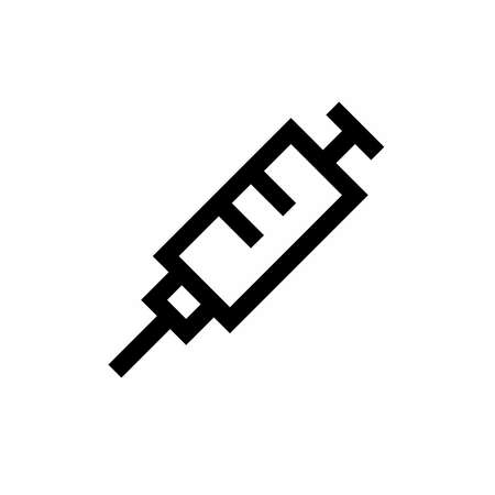 Syringe icon with line styleのイラスト素材