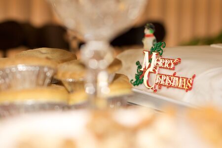 Christmas Dinner Close Up