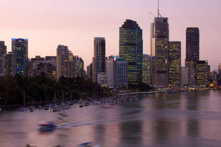 Brisbane By Eveningのeditorial素材