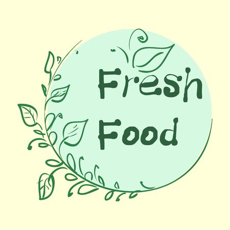 Flat label collection of 100 organic product and premium quality natural food badge elements. Isolated on white background. Flat design style modern concept. Vector illustrationのイラスト素材
