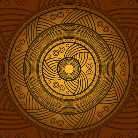 Vintage spyrography background for your design. Vector illustrationのイラスト素材