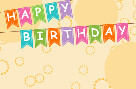 card your party with gifts, balloons, ice cream and hat for your design. illustrationの写真素材
