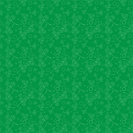 Clover leaves background. St Patricks day background. Seamless pattern. illustrationの写真素材