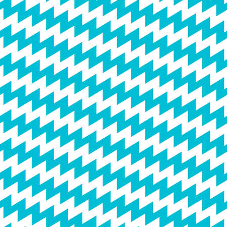Turquoise and white diagonal chevron seamless pattern .のイラスト素材