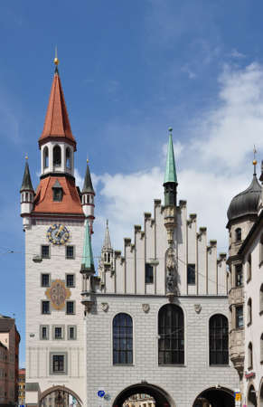 old city hall in Munich, Germanyの写真素材