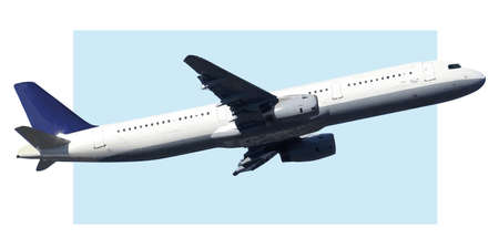 illustration of white airplane