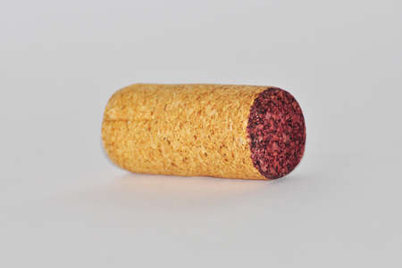 cork on white backgroundの写真素材