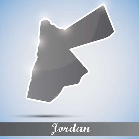 shiny icon in form of Jordanのイラスト素材