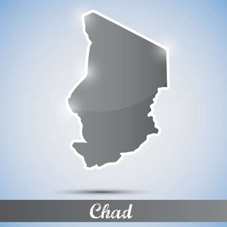 shiny icon in form of Chadのイラスト素材