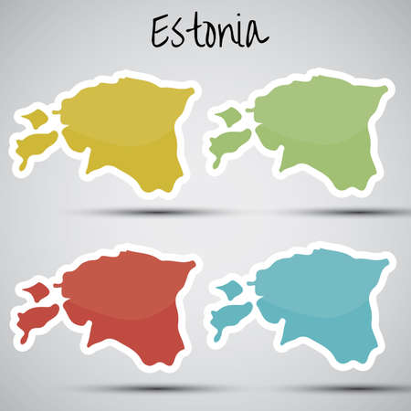 stickers in form of Esotniaのイラスト素材