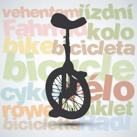 bicycle backgroundのイラスト素材