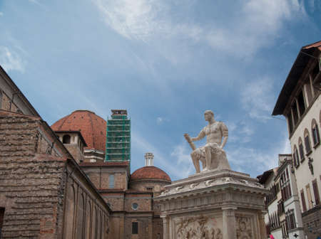 Church of San Lorenzo in Florence, Italyの写真素材