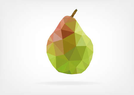 Low Poly Pearのイラスト素材